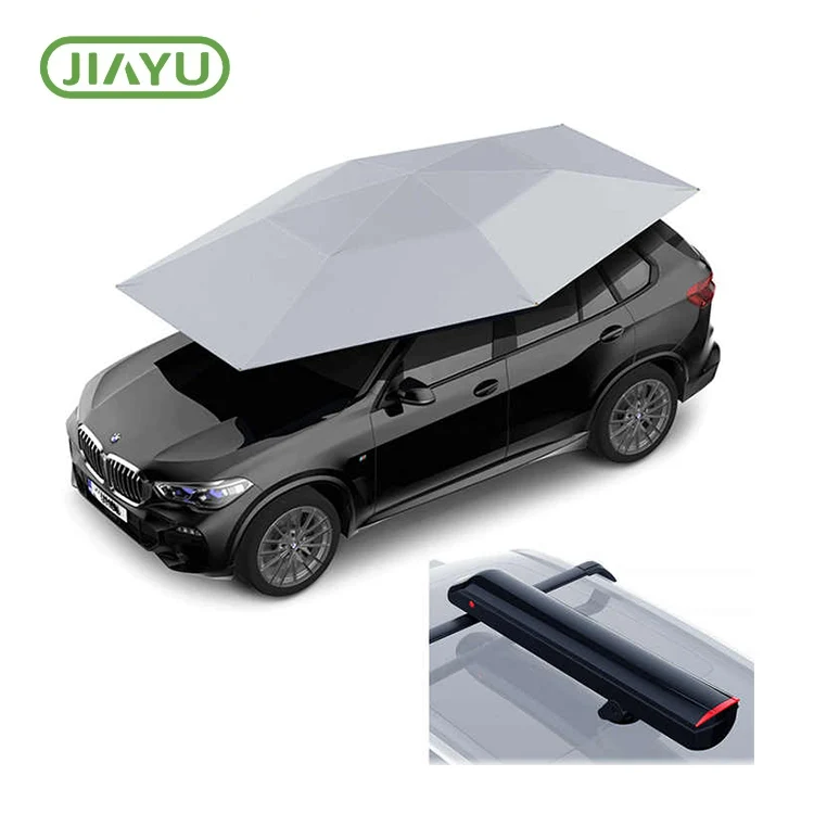 Comment un parapluie de tente de voiture à distance automatique protège-t-il les véhicules du soleil et des débris extérieurs ?