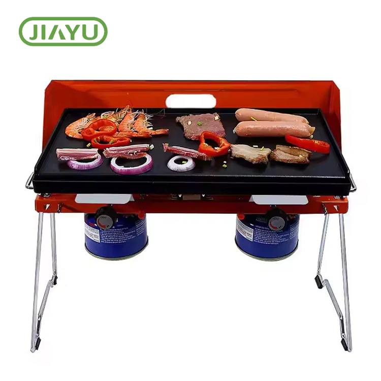 Cuisinière de camping avec pieds amovibles