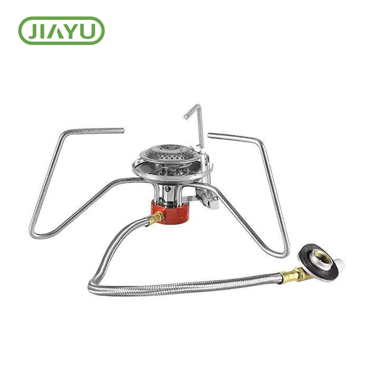 Poêle à gaz de camping en acier inoxydable portable