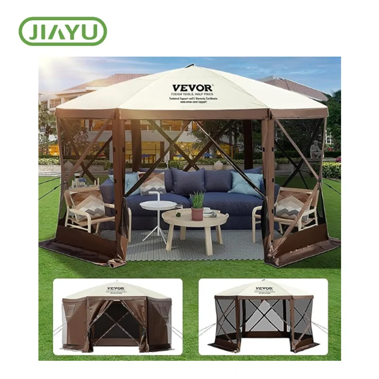 Tent à canopée de camping permanente de Pergola.
